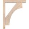 Ekena Millwork Westlake Block Smooth Bracket w/ Offset Brace, Douglas Fir, 3 1/2"W x 16"D x 20"H BKT0402X16X20WTL05SDF - alternate 4